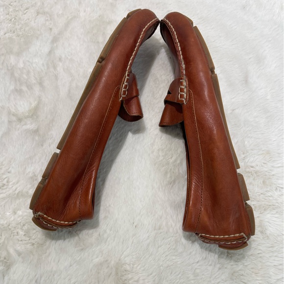 Cole Haan size 10 cognac leather loafers - Picture 3 of 7